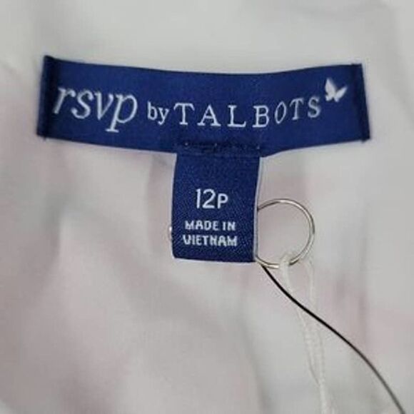 Talbots RSVP lemon floral tank belted dress Size 12P - Picture 12 of 13